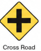Cross road ahead