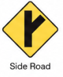 Side road ahead