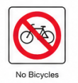No Bicycles